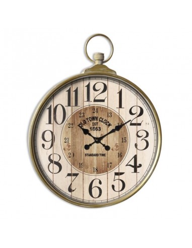 Horloge Murale Versa Old Town Métal (5,5 x 85 x 67 cm) outlet