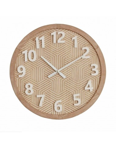 Horloge Murale Versa Métal Bois MDF/Verre (4,5 x 60 x 60 cm) les ligaments