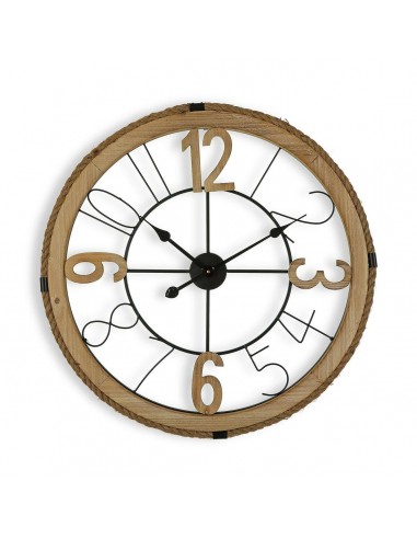 Horloge Murale Versa Bois MDF Bois MDF/Verre (4,5 x 70 x 70 cm) store