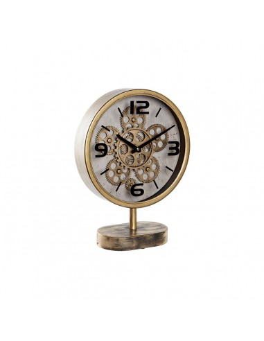 Horloge de table DKD Home Decor Engrenage Fer (30 x 12 x 41 cm) brillant des détails fins