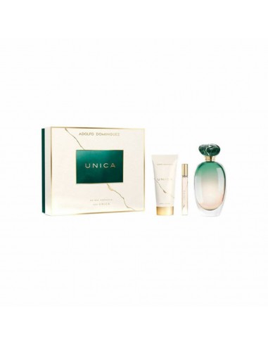 Set de Parfum Femme Única Adolfo Dominguez (3 pcs) pas cher 