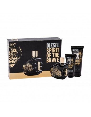 Set de Parfum Homme Spirit Of The Brave Diesel (3 pcs) pas cher