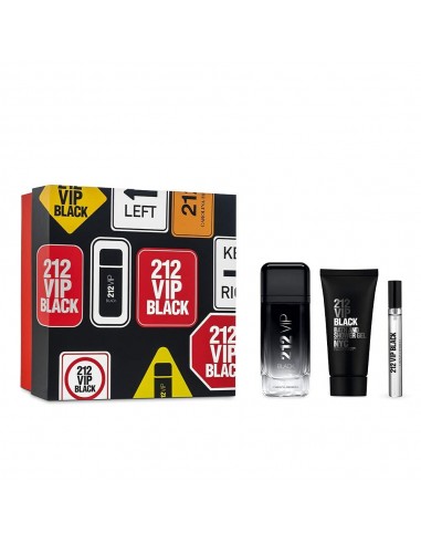 Set de Parfum Homme 212 VIP Black Carolina Herrera (3 pcs) Venez découvrir notre 