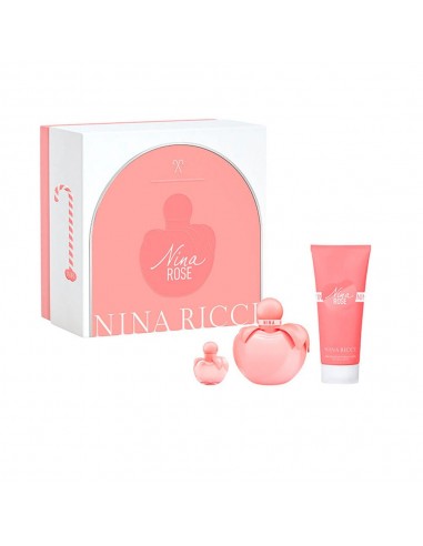 Set de Parfum Femme Nina Ricci Nina Rose (3 pcs) pas cher 