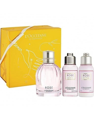 Set de Parfum Femme L´occitane Rose (3 pcs) pas cher 