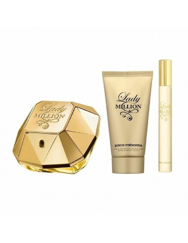 Set de Parfum Femme Paco Rabanne Lady Million Fabulous (3 pcs) Comment ça marche