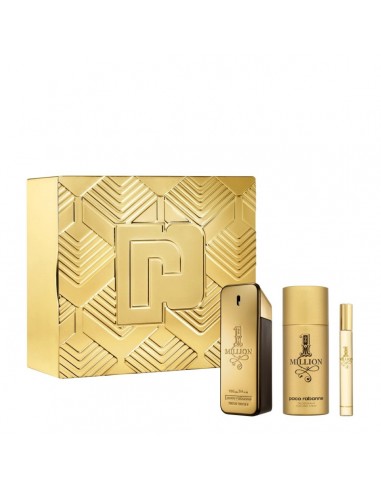 Set de Parfum Homme Paco Rabanne 1 Million 3 Pièces Par le système avancé 