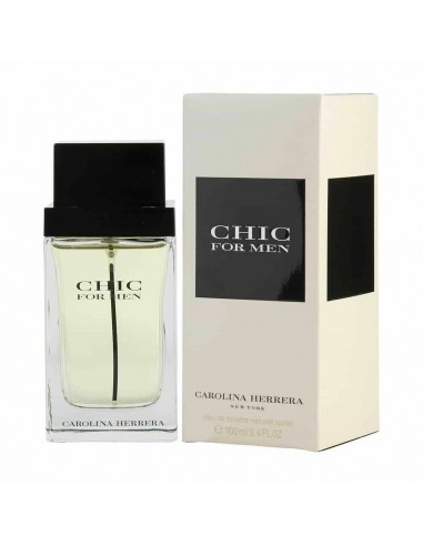 Parfum Homme Carolina Herrera Chic for Men EDT (100 ml) brillant des détails fins