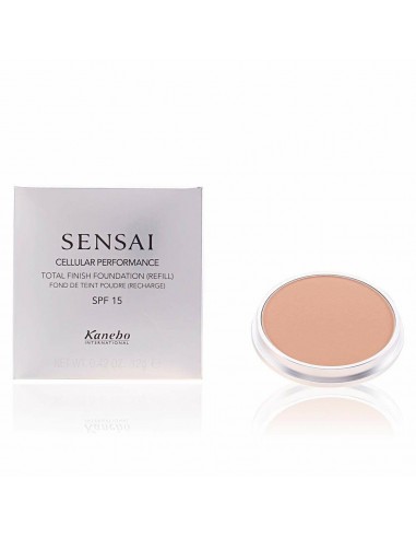 Recharge Fond de Maquillage Cellular Performance Total Finish Sensai 13-Warm Beige (12 g) le concept de la Pate a emporter 