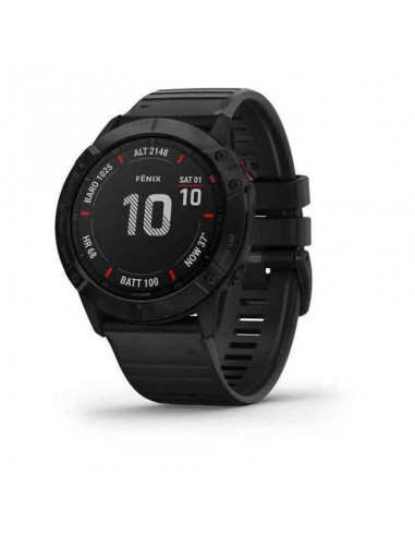 Montre intelligente GARMIN Fenix 6X Pro 1,4" GPS Noir prix pour 