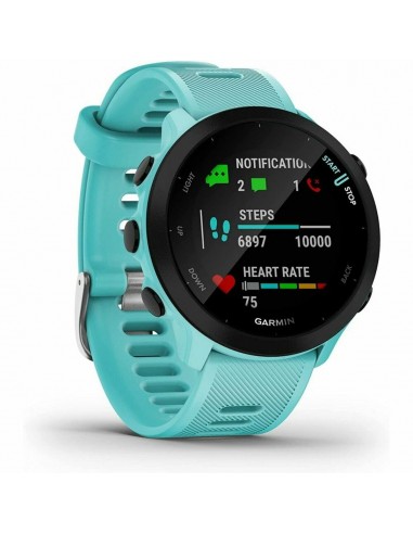 Montre intelligente GARMIN Forerunner 55 1,04" Bleu pas cher 