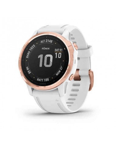 Montre intelligente GARMIN Fenix 6S Pro 1,2" GPS Blanc le concept de la Pate a emporter 