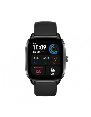 Montre intelligente Amazfit GTS 4 mini Midnight black Noir 1,65" paiement sécurisé