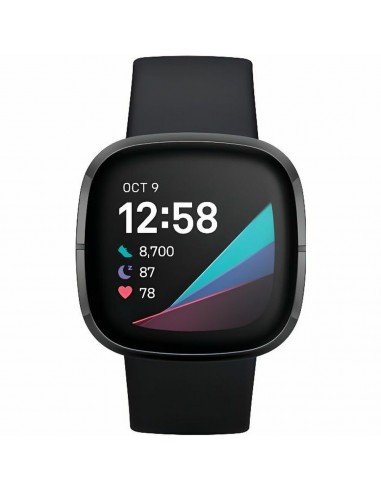 Montre intelligente Fitbit FB512BKBK 1,58" Noir Véritable concentré