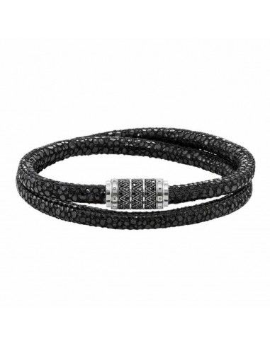 Bracelet Unisexe Thomas Sabo UB0004-837-11 Noir Argent Argenté s'inspire de l'anatomie humaine