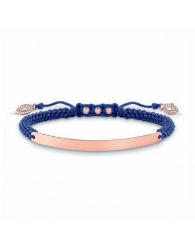 Bracelet Femme Thomas Sabo LBA0068-898-1 Bleu Or rose Argent Comment ça marche