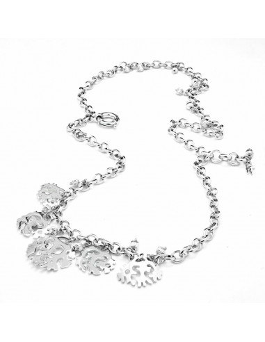 Collier Femme Folli Follie 4N0F063 (37 cm) les muscles