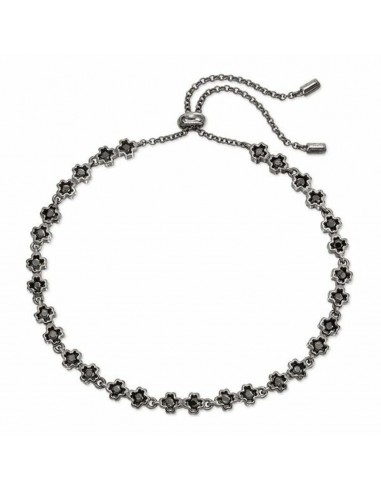 Bracelet Folli Follie 3B18S040KK Noir Argent 925 (25 cm) offre 