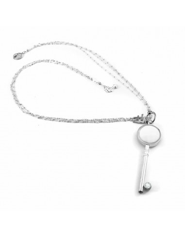 Collier Femme Folli Follie 3N1F048WC (85 cm) Par le système avancé 