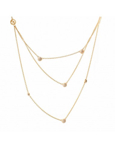 Collier Femme Sif Jakobs C1050-3-CZ-YG (25 cm) français