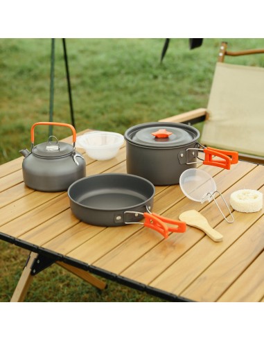 🫕Aluminium Outdoor Camping Kochgeschirr Set shop